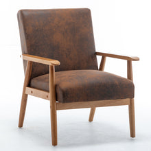 Load image into Gallery viewer, Wide Arm Chair - Light Brown