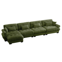 Load image into Gallery viewer, Super Comfort Oversized Modular Sectional Sofa With Movable Ottoman