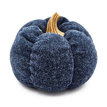 Load image into Gallery viewer, Pumpkin Ornament Decor For Holiday Harvest Festival Fall Festival & Thanksgiving (Set of 3) - Blue