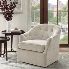 Load image into Gallery viewer, Calvin - Swivel Chair With 360 Degree Rotation - Beige
