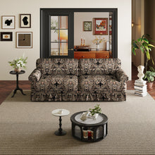 Load image into Gallery viewer, Luxuriously Comfortable Cloud Couch Sofa With Elegant Rolled Arms & Pleated Skirt Design