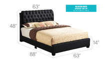 Load image into Gallery viewer, Tufted Upholstered Bed