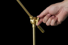 Load image into Gallery viewer, LED Adjustable Desk Lamp - Shiny Satin Brass