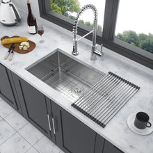 Load image into Gallery viewer, Undermount Steel Kitchen Sink, Deep Single Bowl Basin