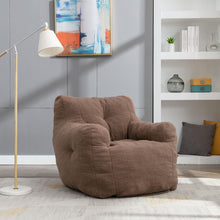 Load image into Gallery viewer, Soft Teddy Fabric Tufted Foam Bean Bag Chair With Teddy Fabric