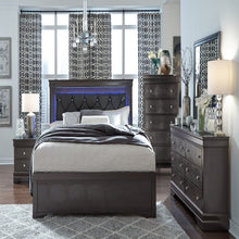 Load image into Gallery viewer, Shaker - Crocodile Metallic Nightstand