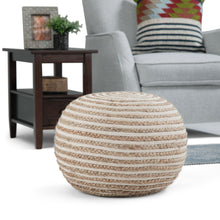 Load image into Gallery viewer, Yolanda - Round Pouf - Natural