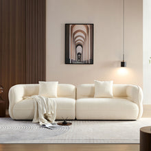 Load image into Gallery viewer, Sectional Sofa With Durable Fabric, Solid Wood Frame, And High Density Sponge Fill