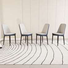 Load image into Gallery viewer, Modern Dining Chair With Cushions And Metal Legs