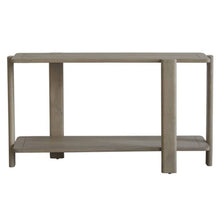 Load image into Gallery viewer, 54" Solid Wood Distressed Console Table With Shelf - Natural