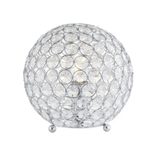 Load image into Gallery viewer, Geometric Globe Table Lamp With Globe - Clear