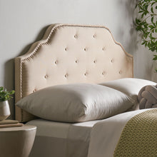 Load image into Gallery viewer, Luella - Button Tufted Upholstered Headboard