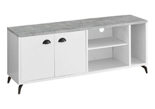 Load image into Gallery viewer, Cabinet Enclosed, Storage TV Stand - White