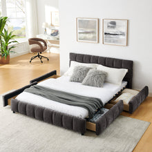 Load image into Gallery viewer, Modern Platform Bed Frame With Thick Fabric