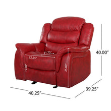 Load image into Gallery viewer, Classic Design, Glider Recliner