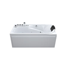 Load image into Gallery viewer, Xavier - Single Corner Massage Bathtub - Milk White