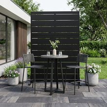 Load image into Gallery viewer, Three Panel Screen Room Divider (720076) - Black