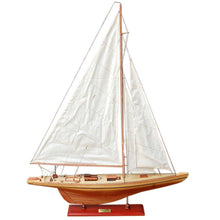 Load image into Gallery viewer, Hand Painted Model Boat (624666) - Light Brown / White