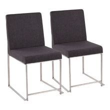 Load image into Gallery viewer, Fuji - Contemporary High Back Dining Chair, Modern Elegance (Set of 2)