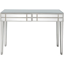 Load image into Gallery viewer, Mirrored Glass Console Table - Silver