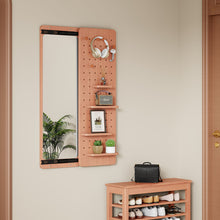 Load image into Gallery viewer, Wall Mounted Full Length Mirror With Shelf And Hook