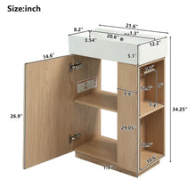 Load image into Gallery viewer, Bathroom Vanity With Sink, Freestanding Wood Grain Cabinet With Storage