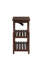 Load image into Gallery viewer, Wooden Usb Port Storage End Table - Espresso