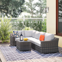Load image into Gallery viewer, Stylish Sofa Seating Group With Cushions Perfect For Outdoor Gatherings