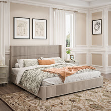 Load image into Gallery viewer, Platform Bed Frame With Headboard, Floor Standing Design