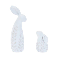 Load image into Gallery viewer, Poly Rabbit Figurines (Set of 2) - White