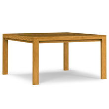 Load image into Gallery viewer, Wood Frame Base Square Dining Table - Oak