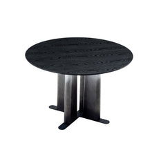 Load image into Gallery viewer, Round Dining Table With Cross Base, Modern Home Furniture
