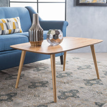 Load image into Gallery viewer, Mid Century Coffee Table With Mindi Veneer - Natural