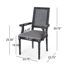 Load image into Gallery viewer, Elegant French Country Style Dining Chair With Cane Backrest