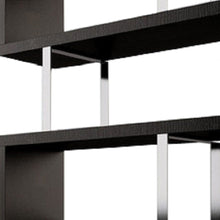 Load image into Gallery viewer, Three Tier Etagere Bookcase (555011) - Espresso / Silver