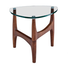 Load image into Gallery viewer, Tempered Glass End Table - Clear