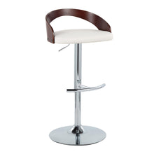 Load image into Gallery viewer, Grotto - Contemporary Adjustable Barstool & Swivel With Rounded T Footrest (Set of 2)