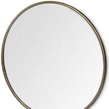 Load image into Gallery viewer, 47" Round Metal Framed Accent Mirror - Gold