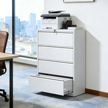 Load image into Gallery viewer, Lateral File Cabinet, Locking Heavy Duty, Anti-Tip Safety Interlock, Vertical Storage For Letter/Legal/A4 Files