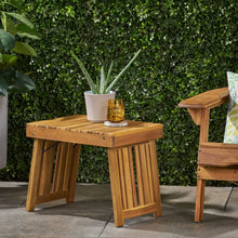 Load image into Gallery viewer, Temptation - Outdoor Foldable Side Table With Slat Design