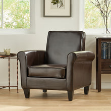 Load image into Gallery viewer, Hollister - Club Chair With Birch Legs - Brown
