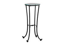 Load image into Gallery viewer, Accent Side Table, Plant Stand, Round, Contemporary & Modern - Black