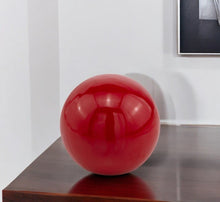 Load image into Gallery viewer, Decorative Orb Tabletop Sculpture (373765) - Red