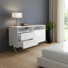 Load image into Gallery viewer, Four Drawer Double Dresser - White