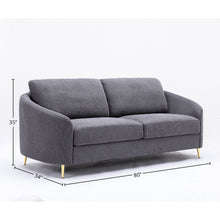 Load image into Gallery viewer, Sofa - Gray - Linen