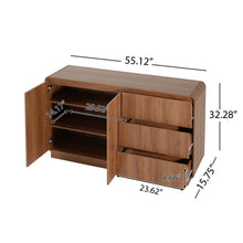 Load image into Gallery viewer, Sideboard, Wide Storage With 2 Doors And 3 Drawers