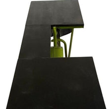 Load image into Gallery viewer, 71" Solid Wood And Metal Bike Kitchen Cart - Green