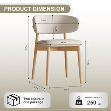 Load image into Gallery viewer, Mid-Century Modern Dining Chair (Set of 2)