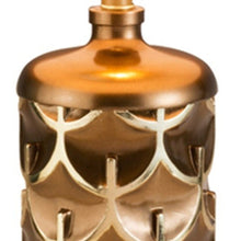 Load image into Gallery viewer, Magestic Geo Table Lamp - Brown And Gold