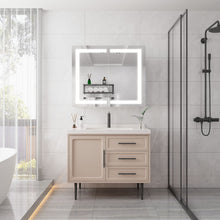 Load image into Gallery viewer, Medicine Cabinet With LED Vanity Mirror, Anti-Fog, Waterproof, Dimmable With Touch Switch